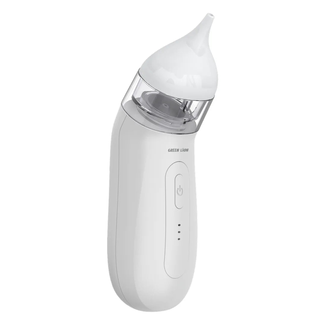 Green Lion Nasal Aspirator Baby Nose Cleaner - White