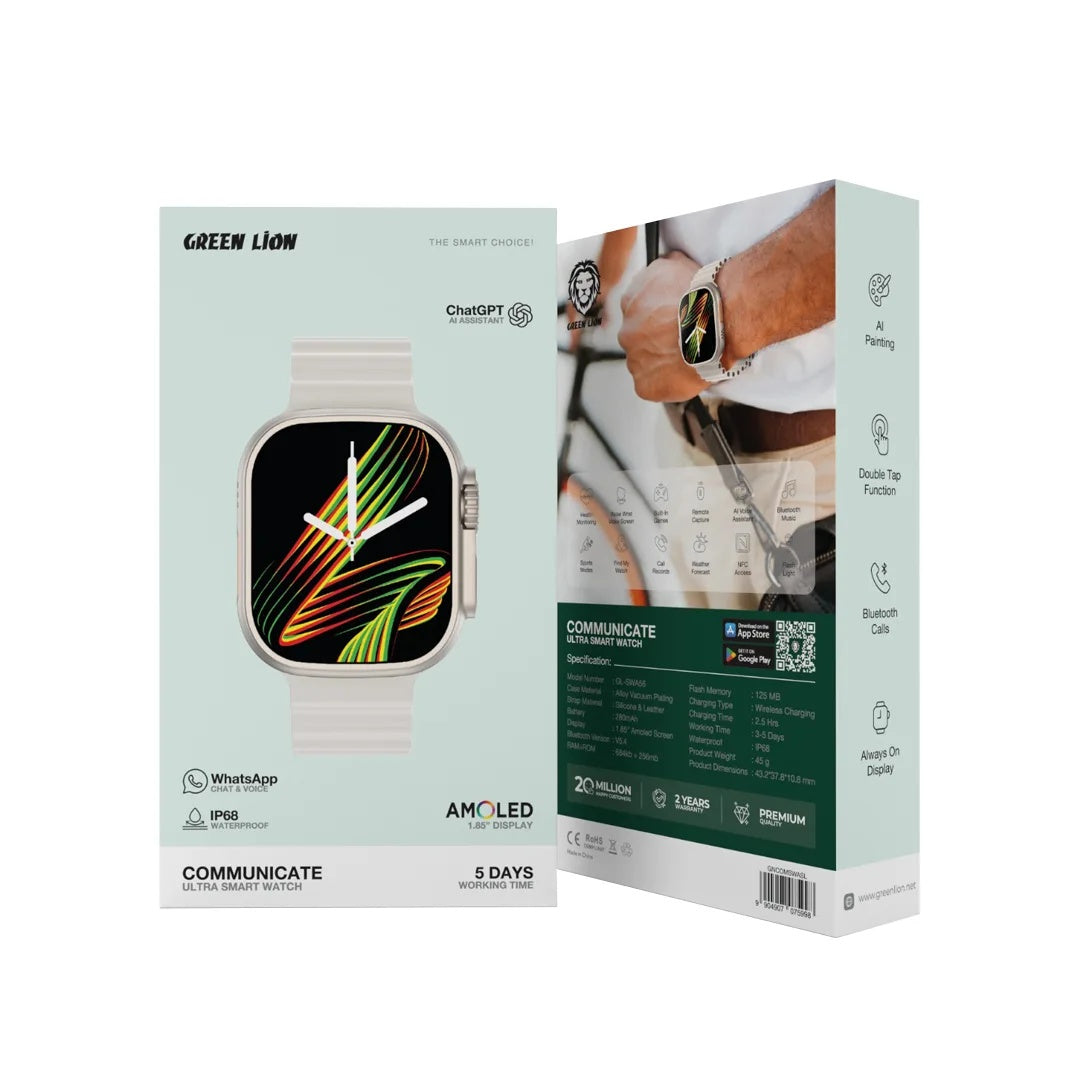 Green Lion Communicate Amoled Smart Watch