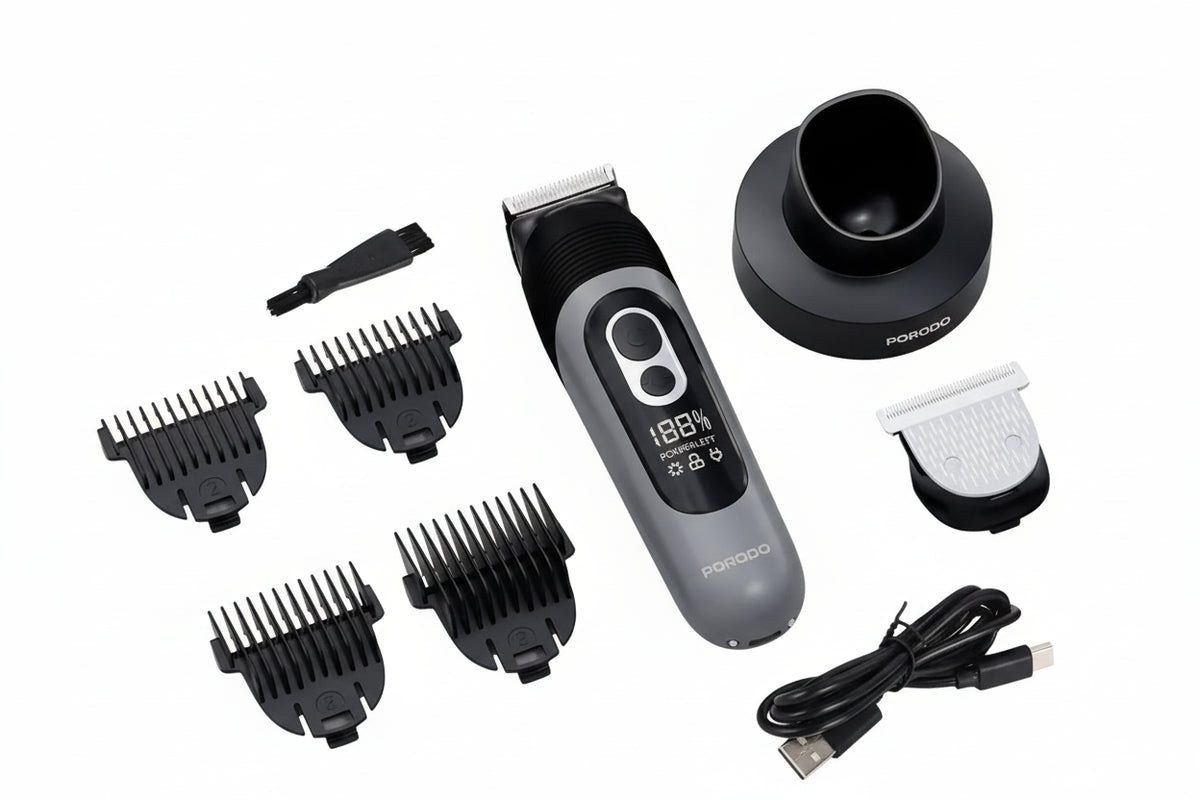 Porodo 2 IN 1 Full Body Grooming Kit Beard