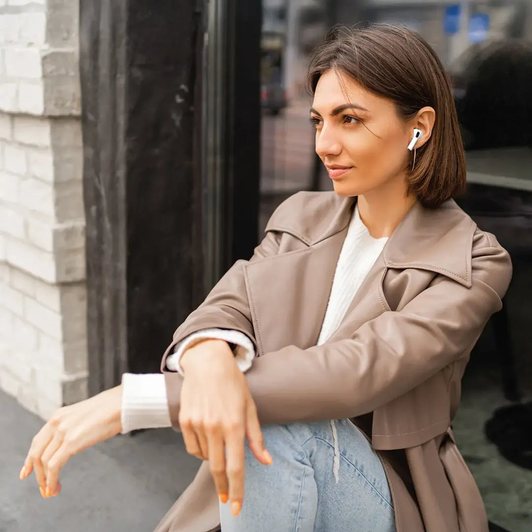 Green Lion Earbuds Pro 3 True Wireless Earbuds - White