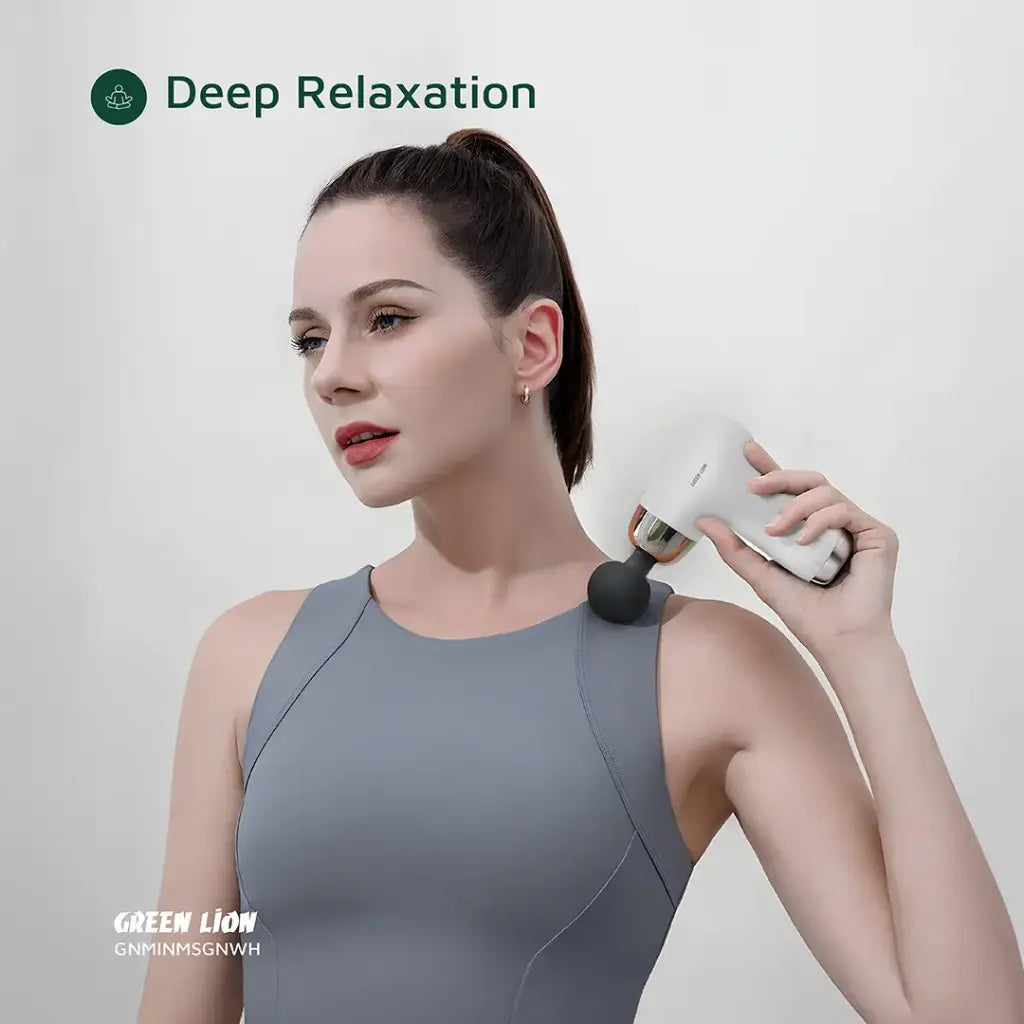 Green Lion Mini Massage Gun 6 Speed Levels