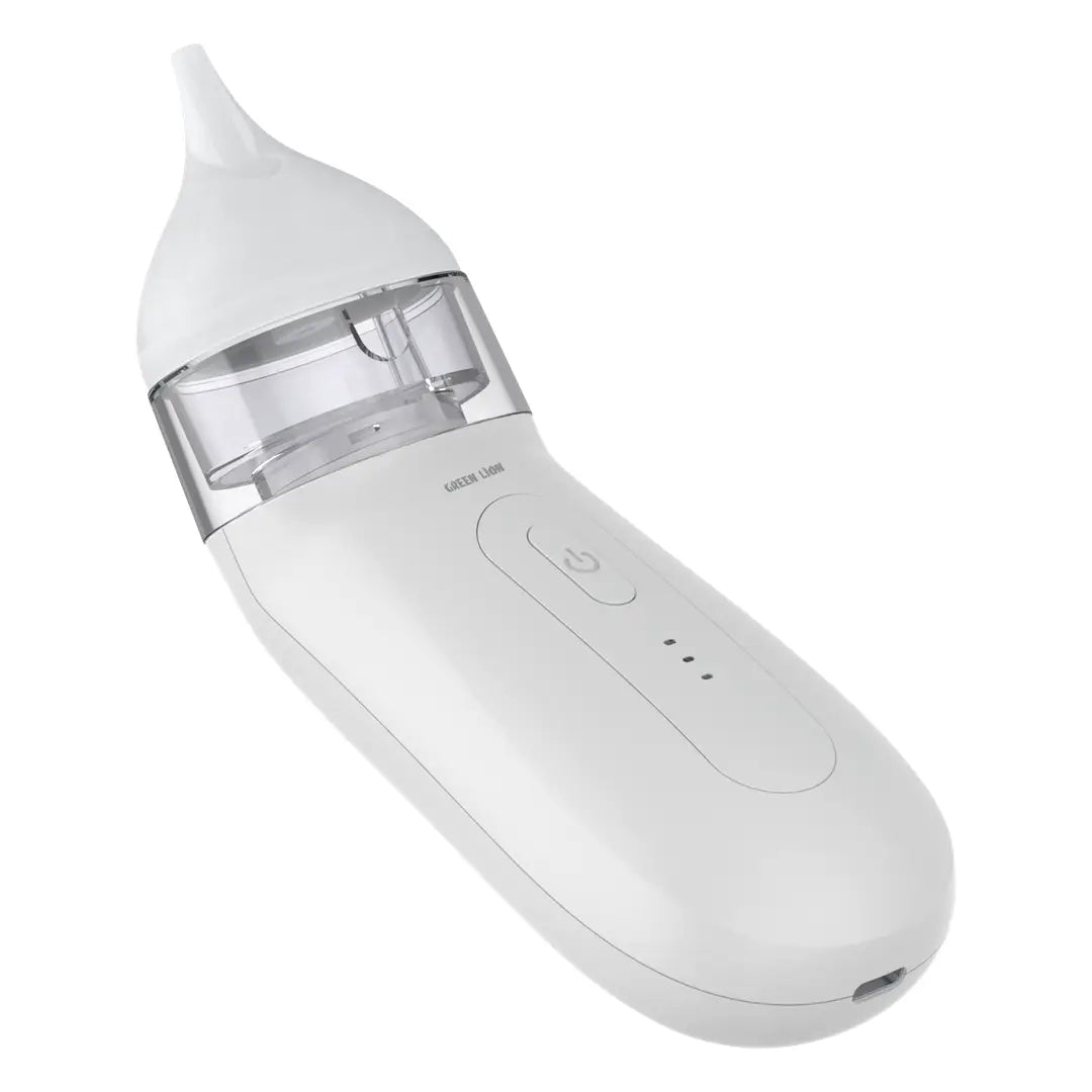 Green Lion Nasal Aspirator Baby Nose Cleaner - White