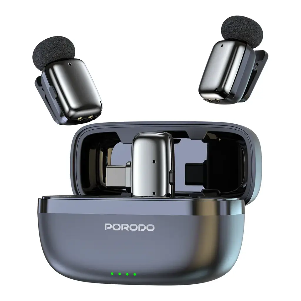 Porodo Wireless Lavalier Microphones