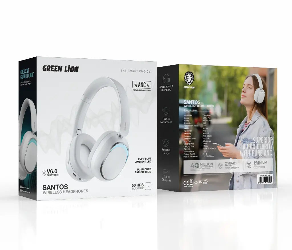 Green Lion Santos Wireless Headphone with ANC