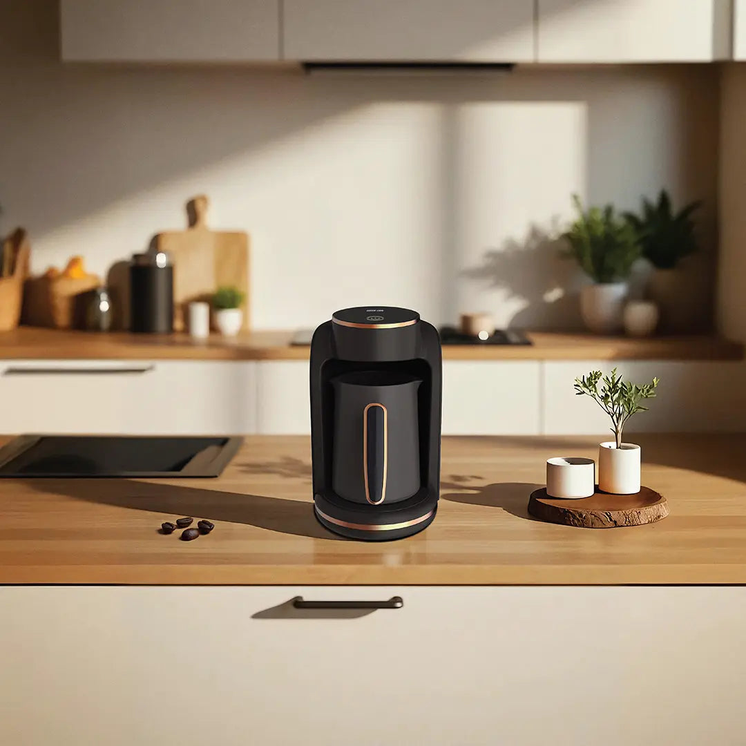 Green Lion Mazaj Turkish Coffee Maker - Black