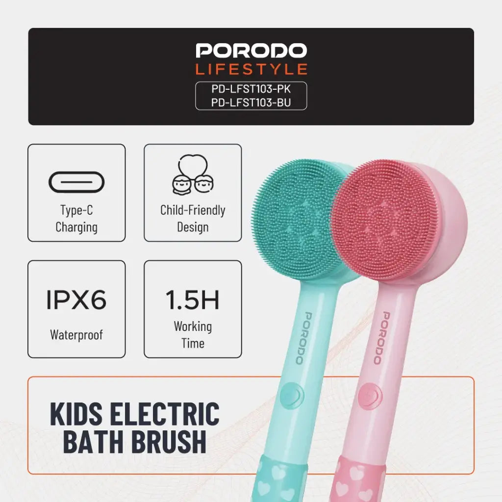 Porodo Kids Electric Bath Brush