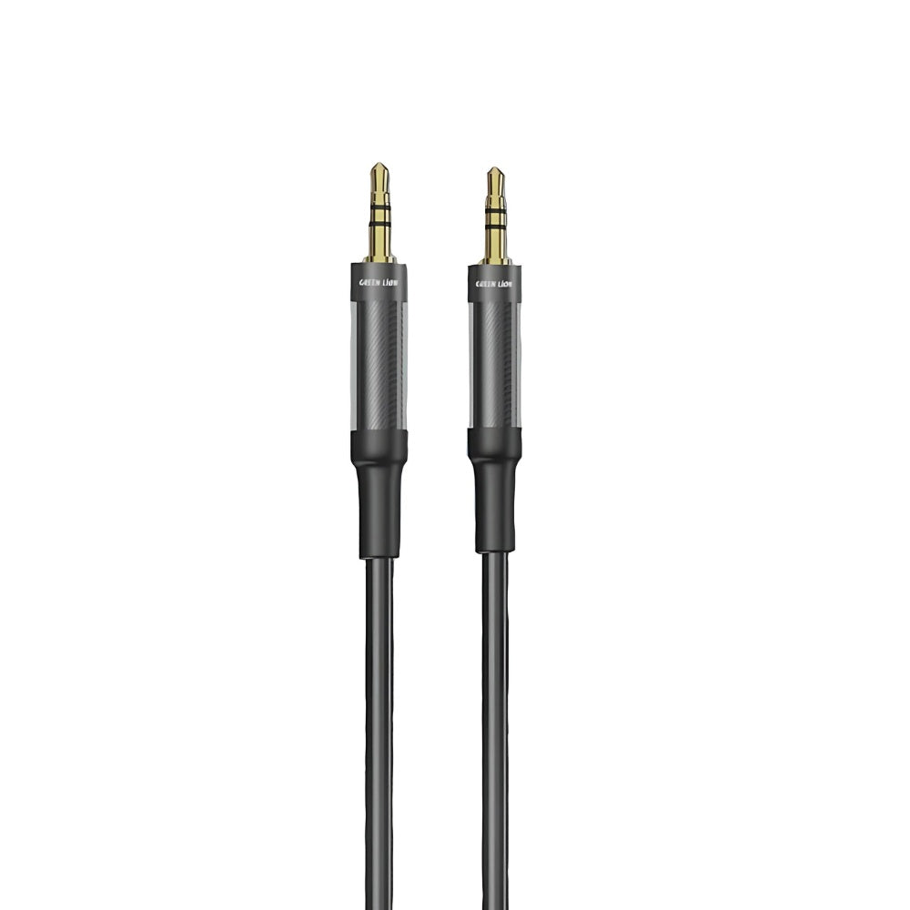 Green Lion AUX to AUX Braided Cable 1M