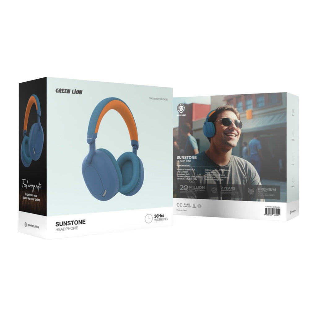 Green lion sunstone headphone