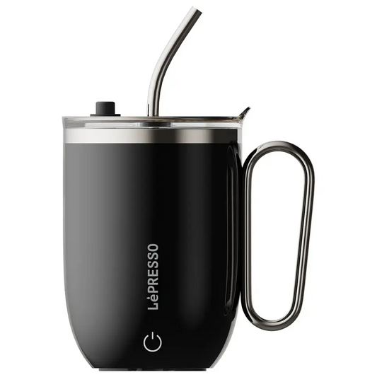 Lepresso Sip Spin Magnetic Auto Stirring Mug with Touch Button