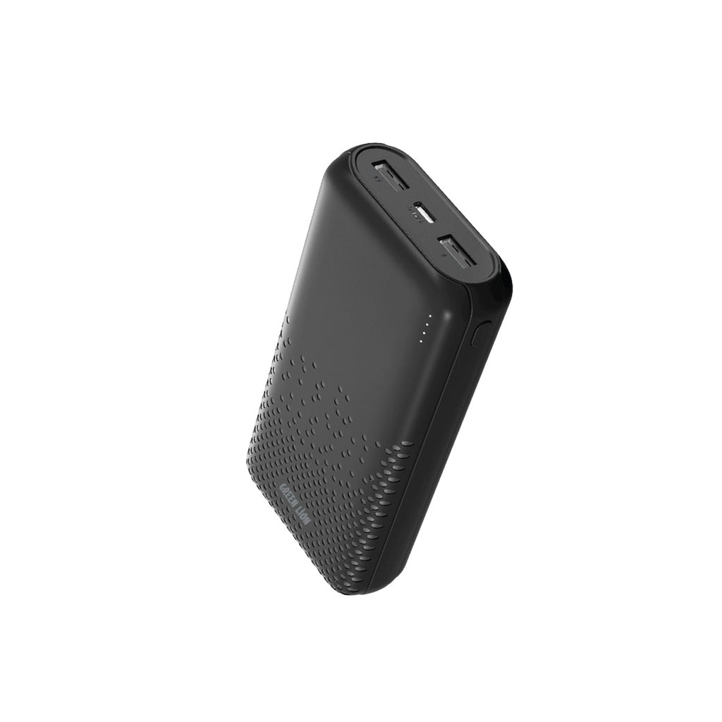 Green Lion Rome 20000mAh Power Bank - Black