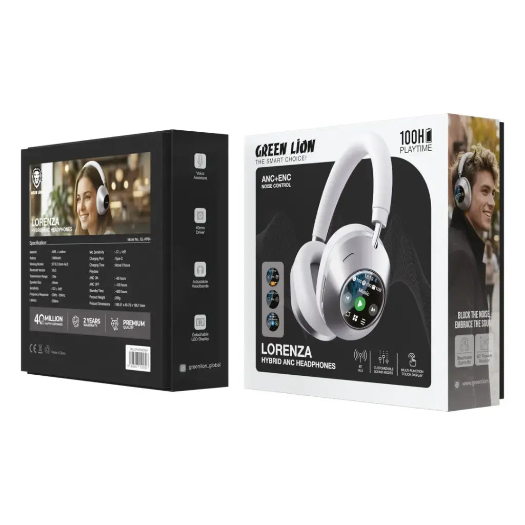 Green Lion Lorenza Hybrid ANC Headphones