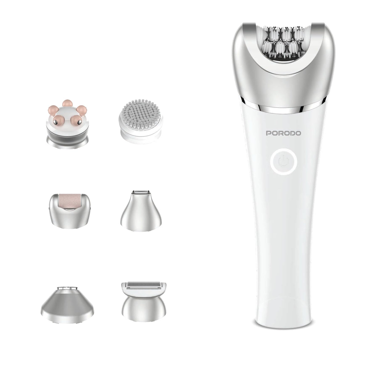 Porodo Lifestyle Face & Body Epilator - White