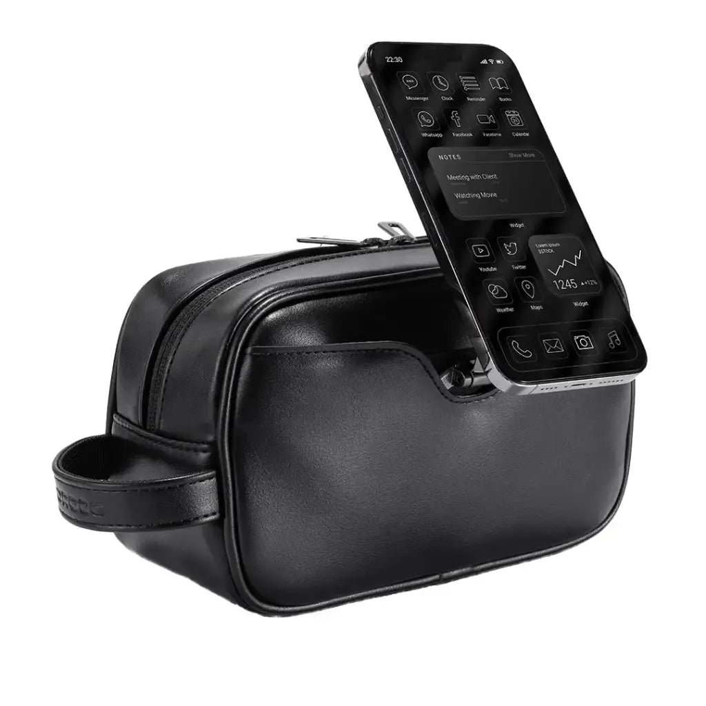 Porodo Lifestyle MagSafe Travel Organizer Pouch with Phone Holder