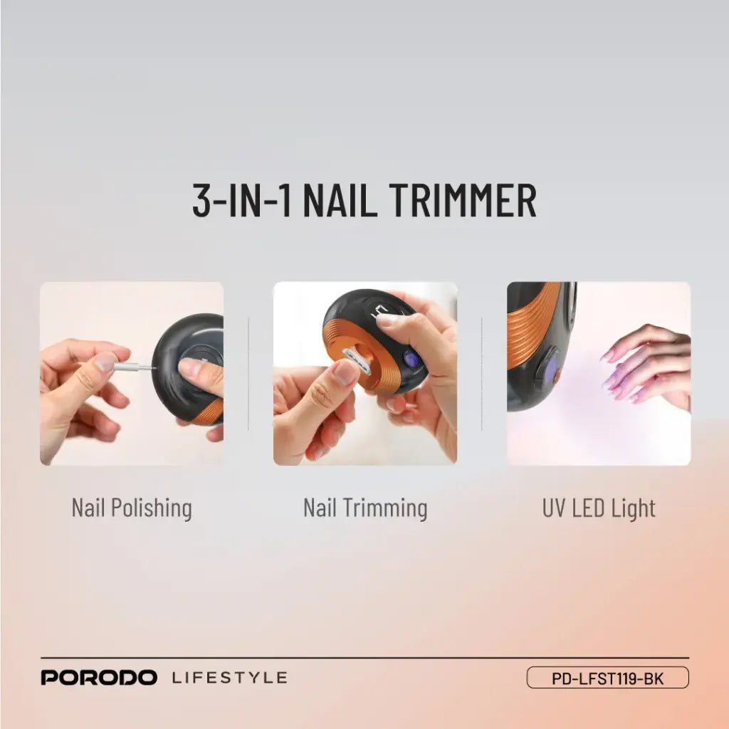 Porodo Lifestyle All-In-One Nail Trimmer