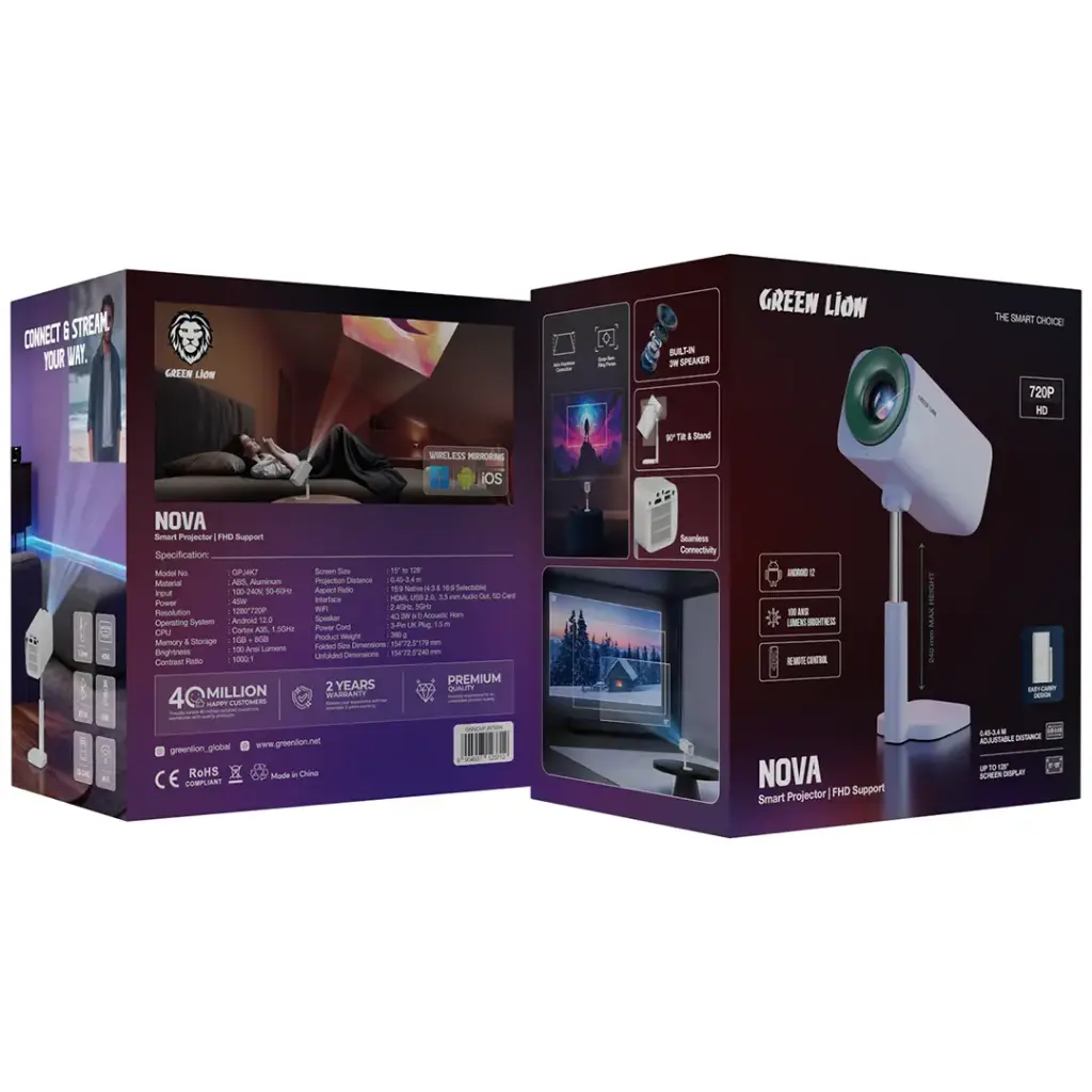 Green Lion Nova Smart Projector