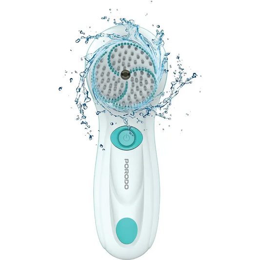 Porodo Lifestyle 4 in 1 Facial Cleansing Brush - White