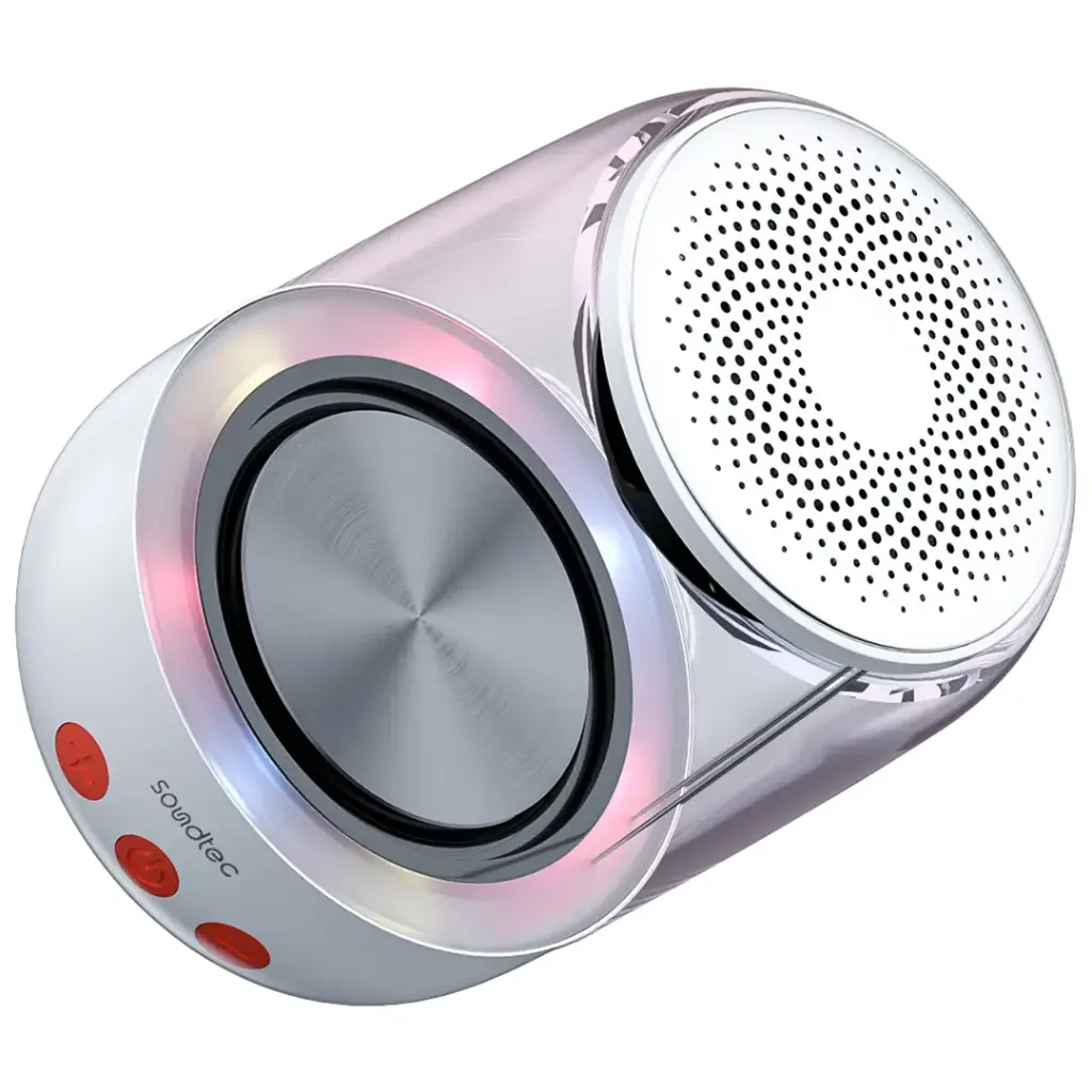 Porodo Soundtec Crystal-Glow Mini Bluetooth Speaker