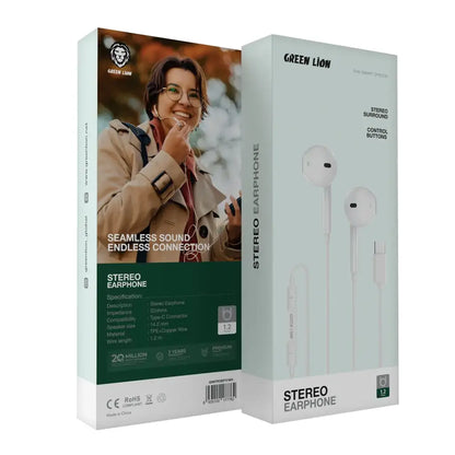 Green Lion Earphones Type-C