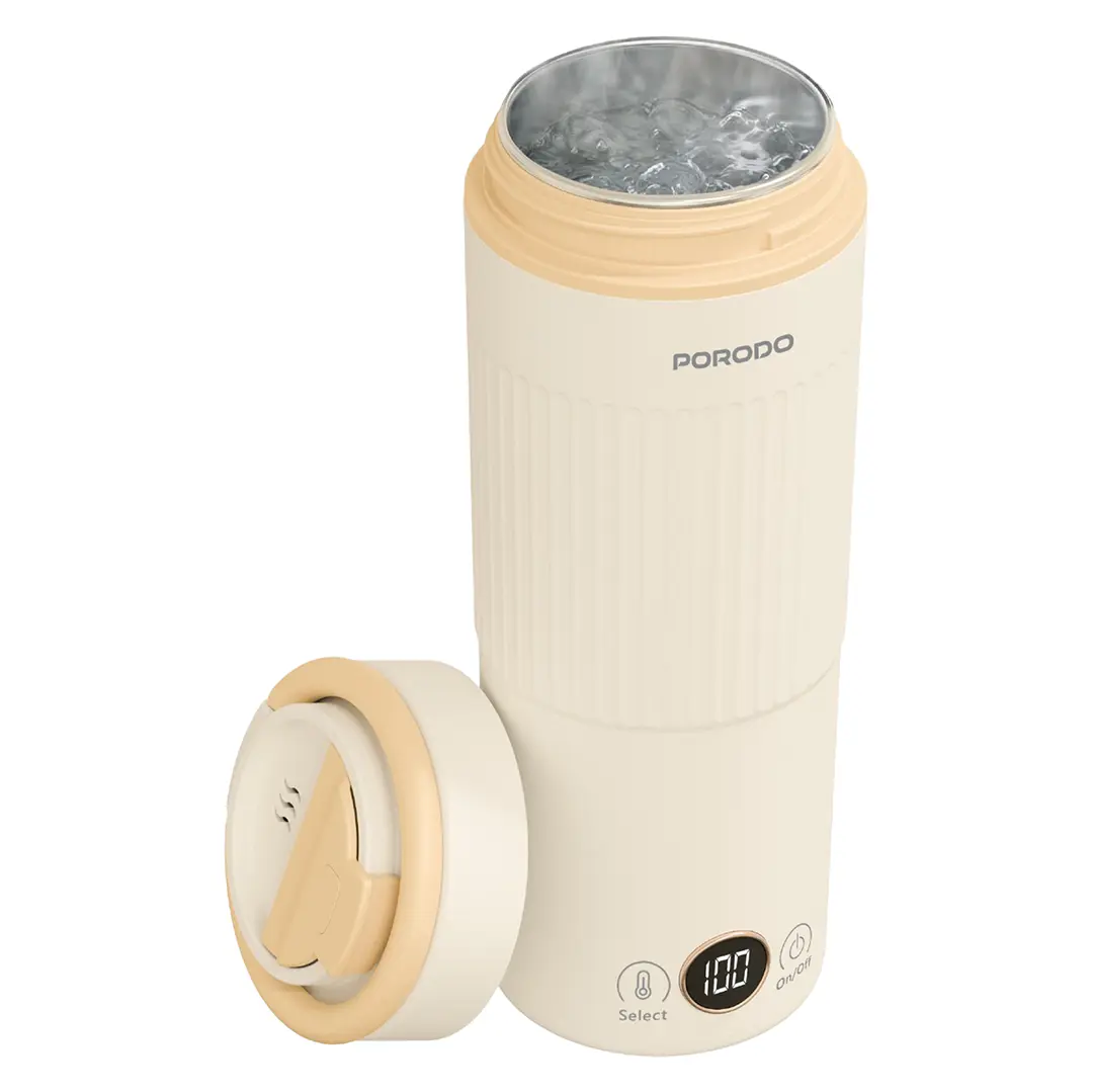 Porodo Flora Smart Portable Kettle 600ml – Beige