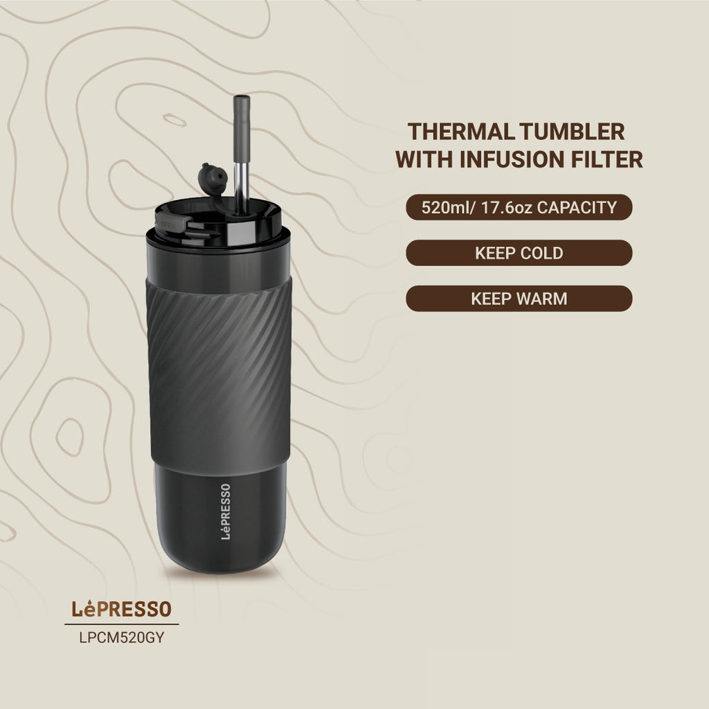 Lepresso Thermal Tumbler With Infusion Filter