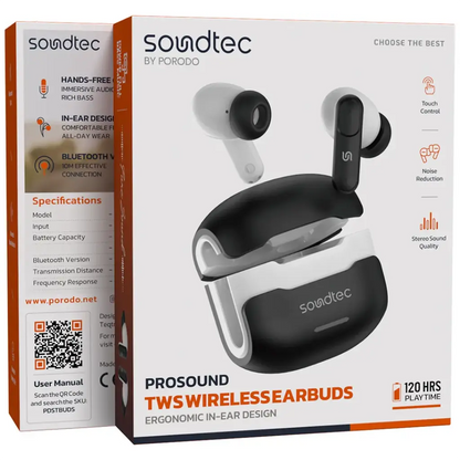 Soundtec Prosound TWS Wireless Earbuds