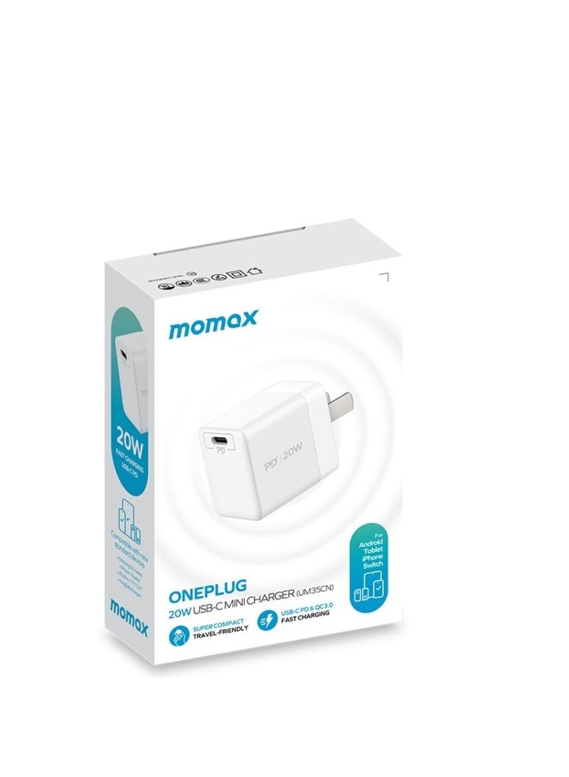 Momax OnePlug 30W GaN Mini USB-C Charger