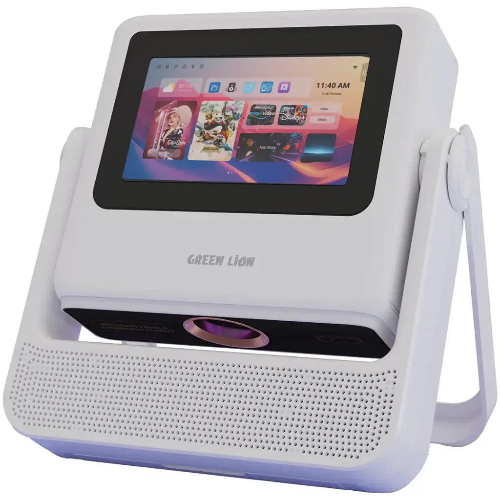 Green lion Orion 2 Smart Projector with Smart Display & 4K Support - White