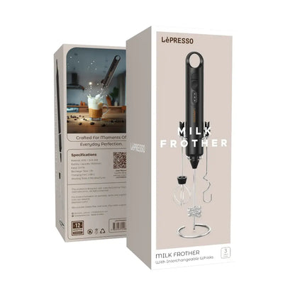 LePresso 3 In 1 Frother - Black