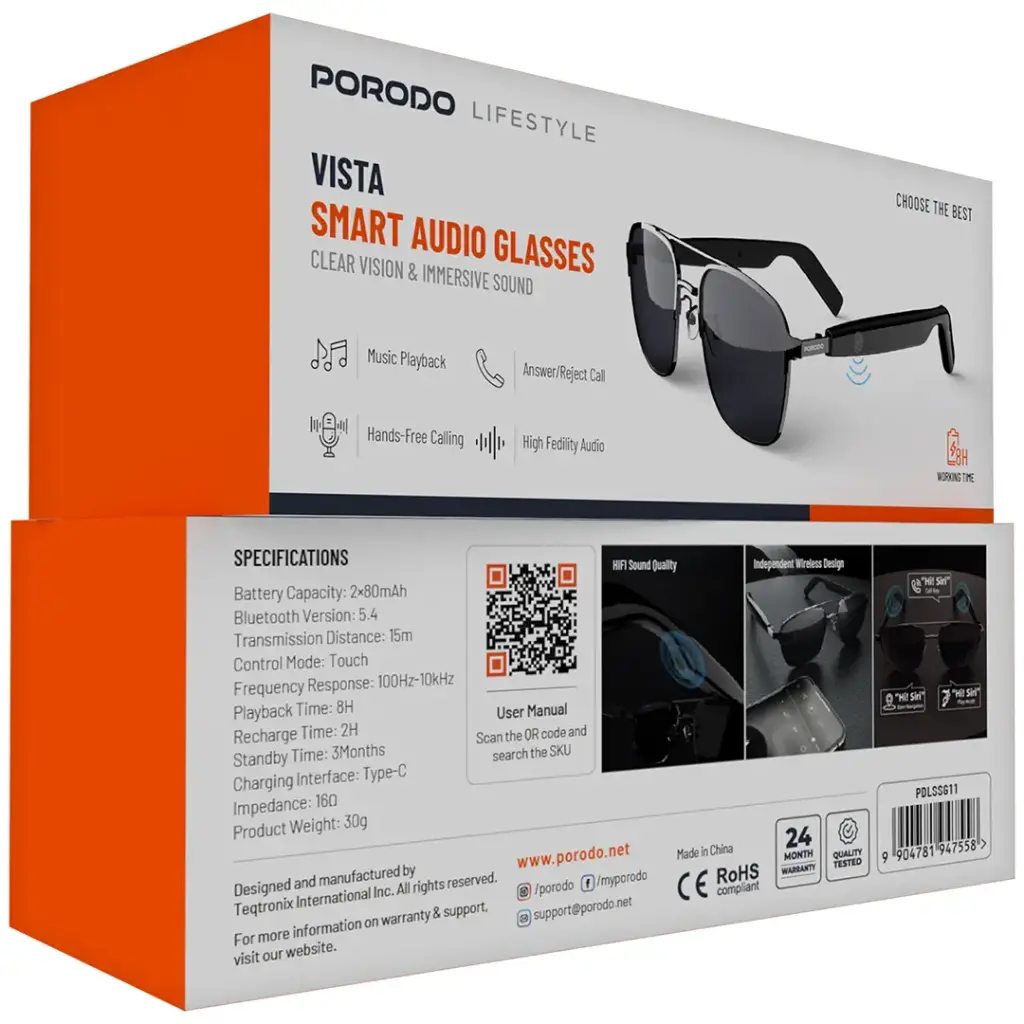 Porodo Vista Smart glass