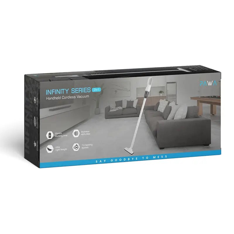 PAWA Handheld Cordless Vacuum - Infinity Series 2 in 1