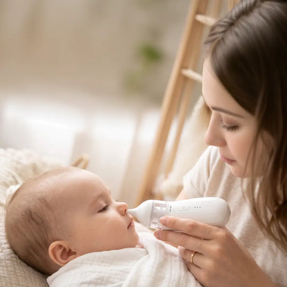 Green Lion Nasal Aspirator Baby Nose Cleaner - White