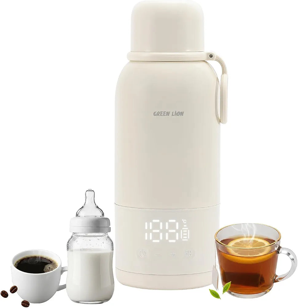 Boilix Portable Electric Kettle & Milk Warmer 500ml – 10400mAh