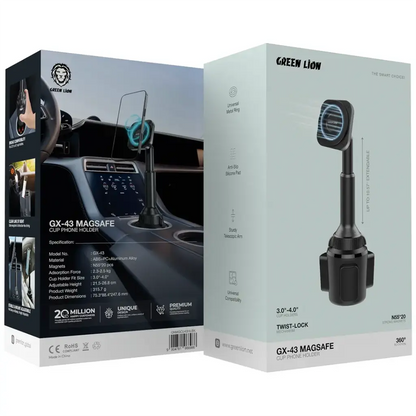 Green Lion 360° Car Cup Holder Phone Mount