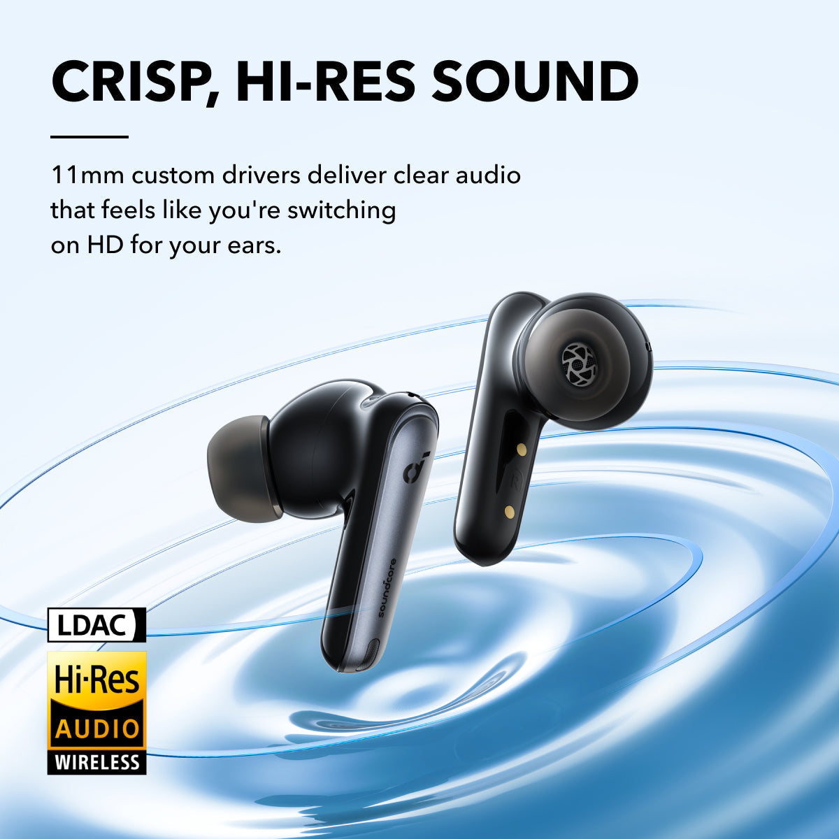 Soundcore Liberty 4 NC Wireless Earbuds | Adaptive ANC, Hi-Res Audio, Bluetooth 5.3