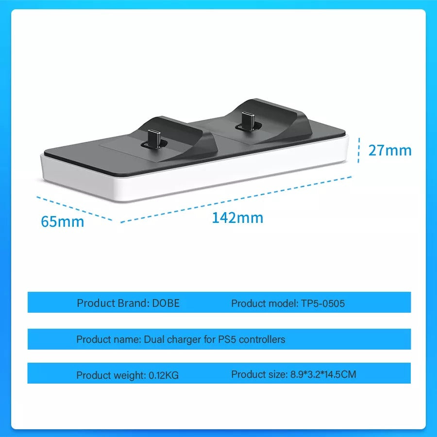 Dobe

DOBE Dual Charging Dock for PS5 Wireless Controller