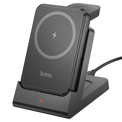 HOCO J149 Victory 5000mAh Power Bank | 20W PD Fast Charging & 3-in-1 Wireless Charging Stand