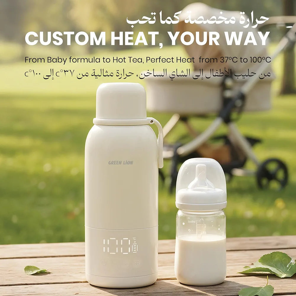 Boilix Portable Electric Kettle & Milk Warmer 500ml – 10400mAh