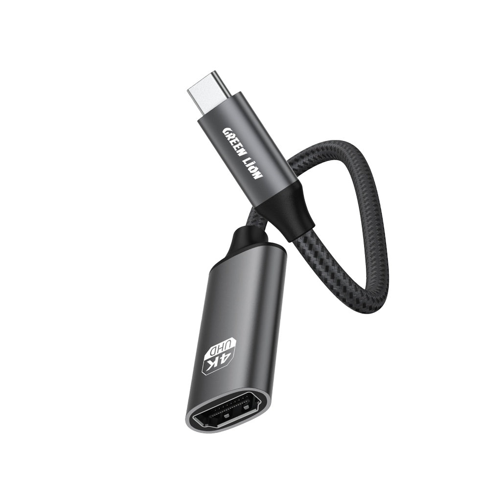 Green Lion 4K USB-C to HDMI Adapter Cable - Black