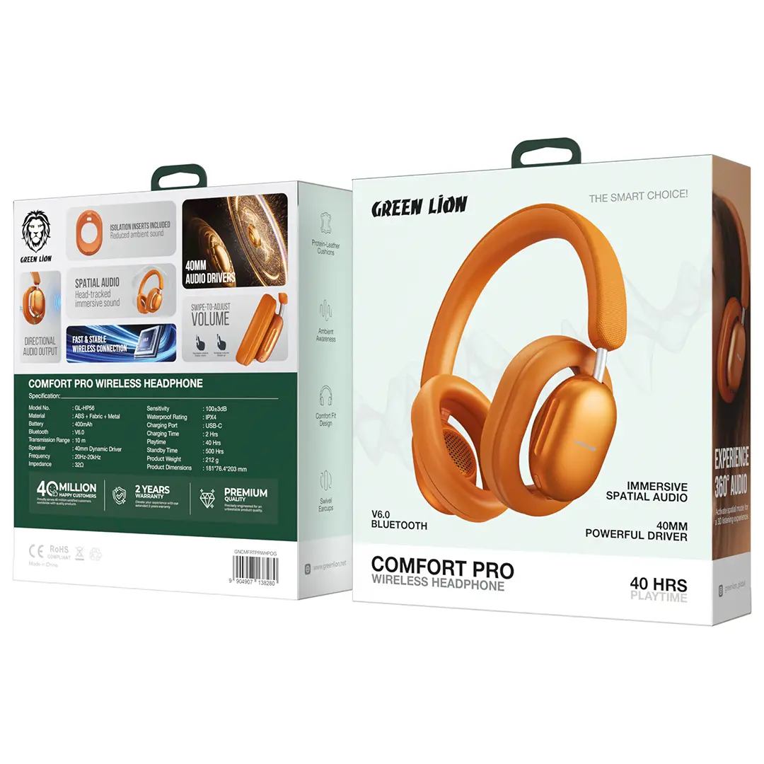 Green Lion Comfort Pro Wireless Headphone
