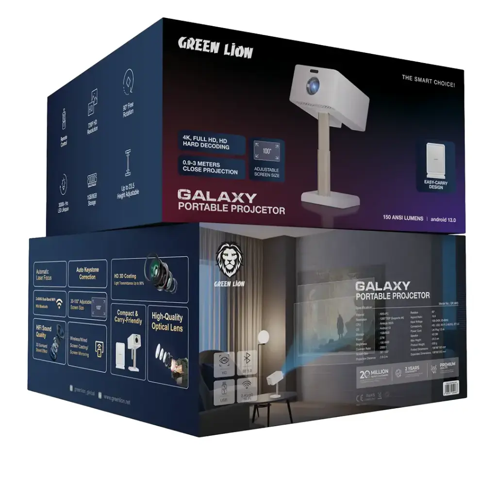 Green Lion Galaxy Portable Projector