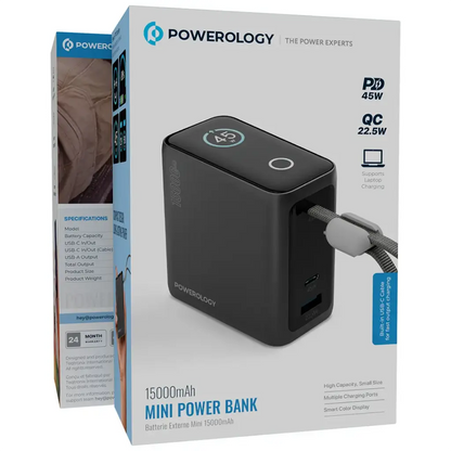 Powerology 15000mAh Mini Power Bank