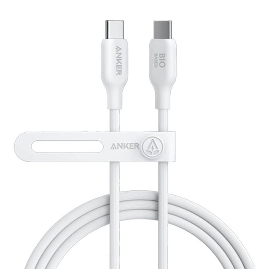 ANKER
Anker 543 USB-C to -C Cable - Bio-Based 3ft, White |