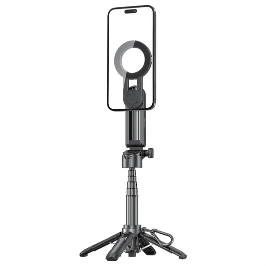 Porodo Quad-Base Selfie Stick with 360° Full Angle Rotation