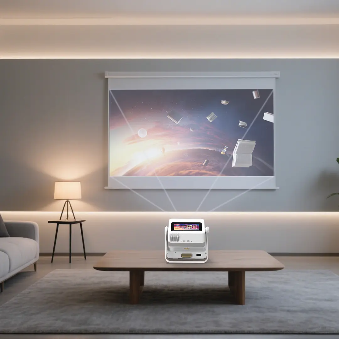 Green lion Orion 2 Smart Projector with Smart Display & 4K Support - White