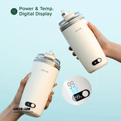 Green Lion Auto Stirring Mug