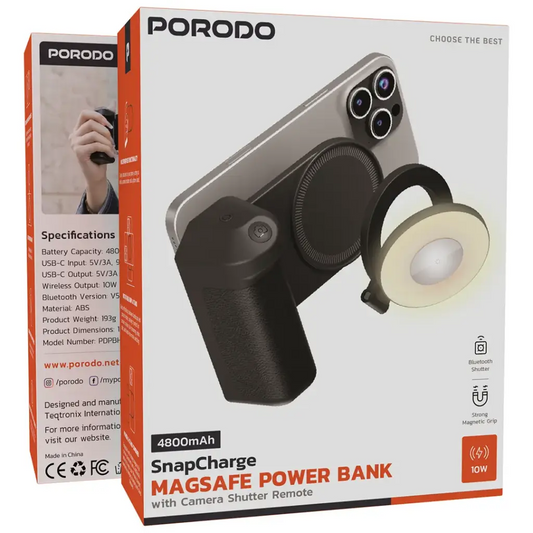 Porodo 4800mAh SnapCharge MagSafe Power Bank
