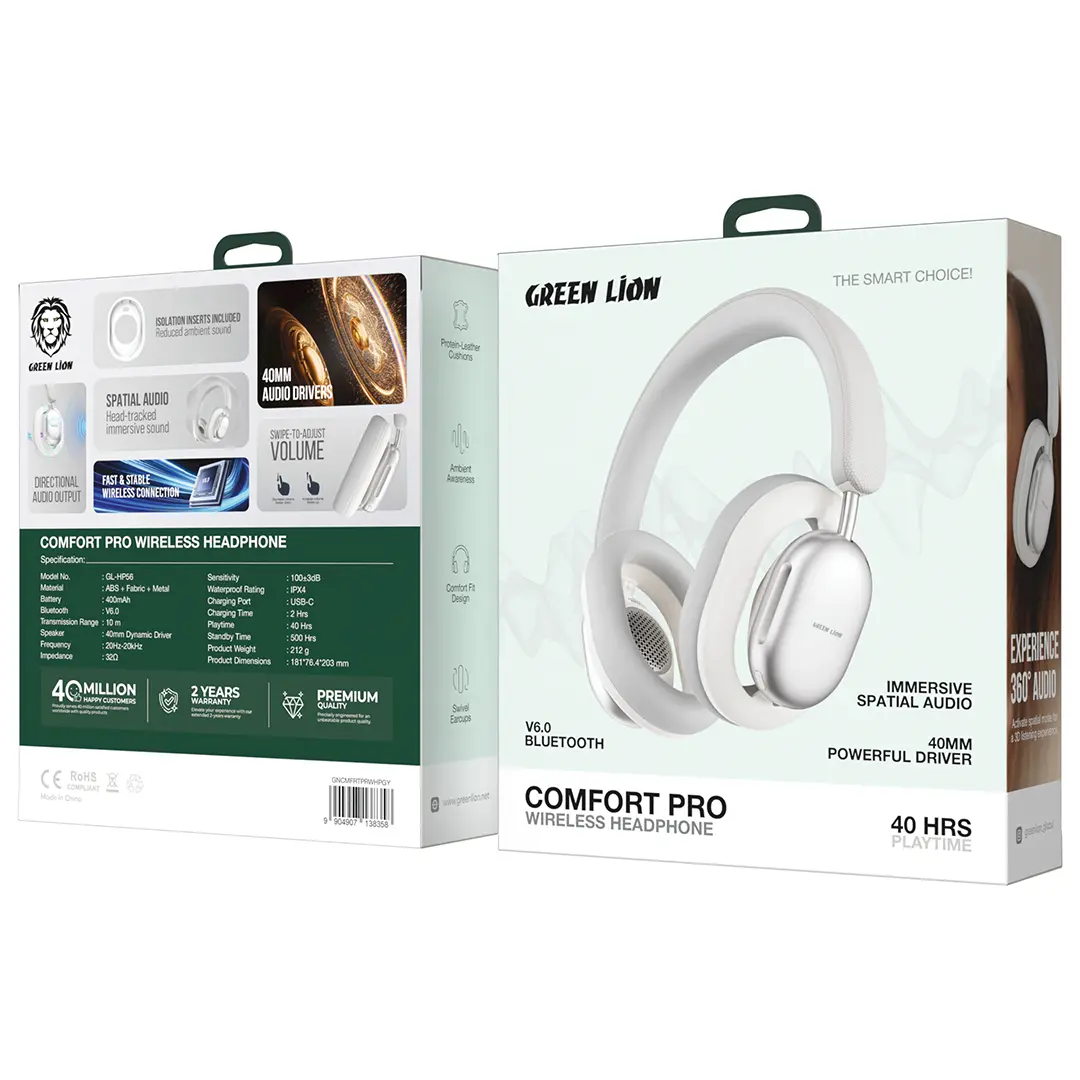 Green Lion Comfort Pro Wireless Headphone
