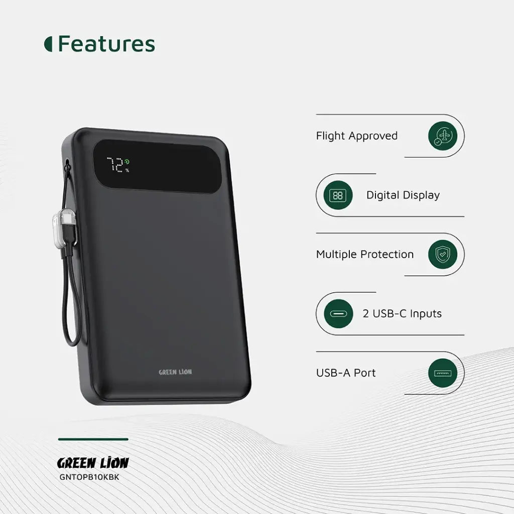 Green lion toledo 20.000mah power bank