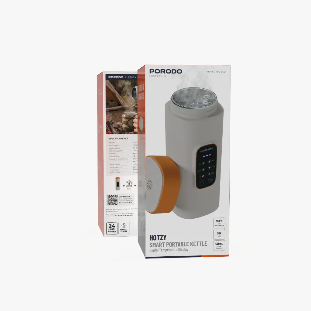 Portable Electric Kettle & Milk Warmer 450ml – 100°C