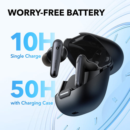 Soundcore Liberty 4 NC Wireless Earbuds | Adaptive ANC, Hi-Res Audio, Bluetooth 5.3